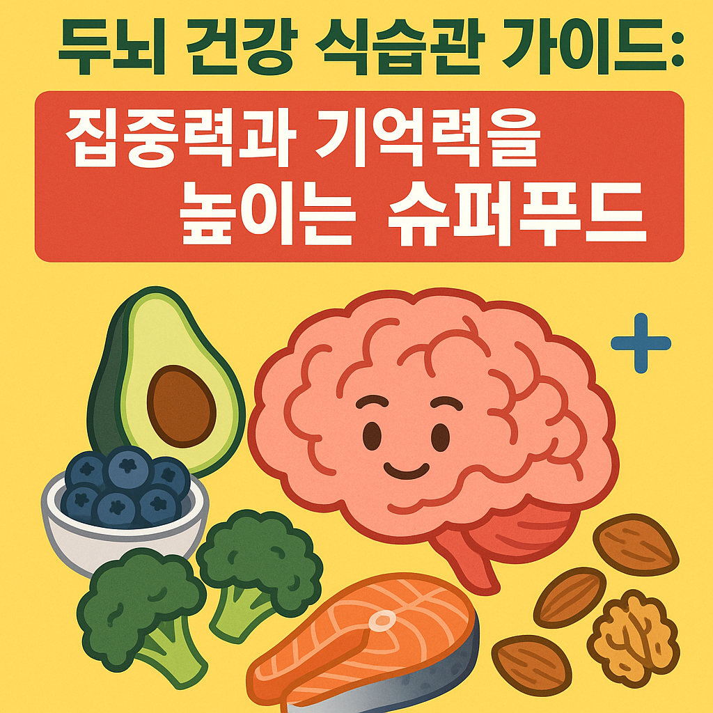 두뇌 건강 식습관