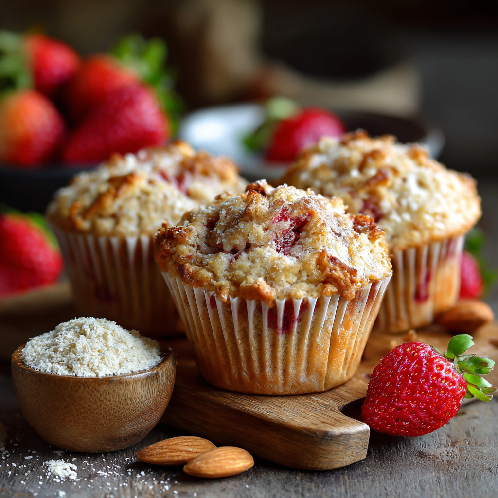 글루텐프리 딸기 머핀 만드는 법