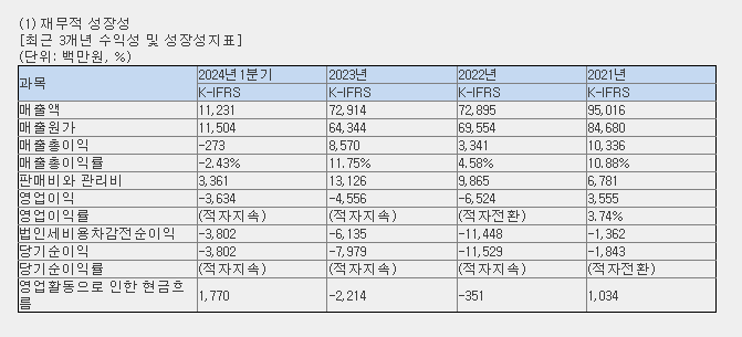 뱅크웨어글로벌 재무적 성장성