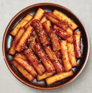 한국의 떡 종류 기름떡볶이