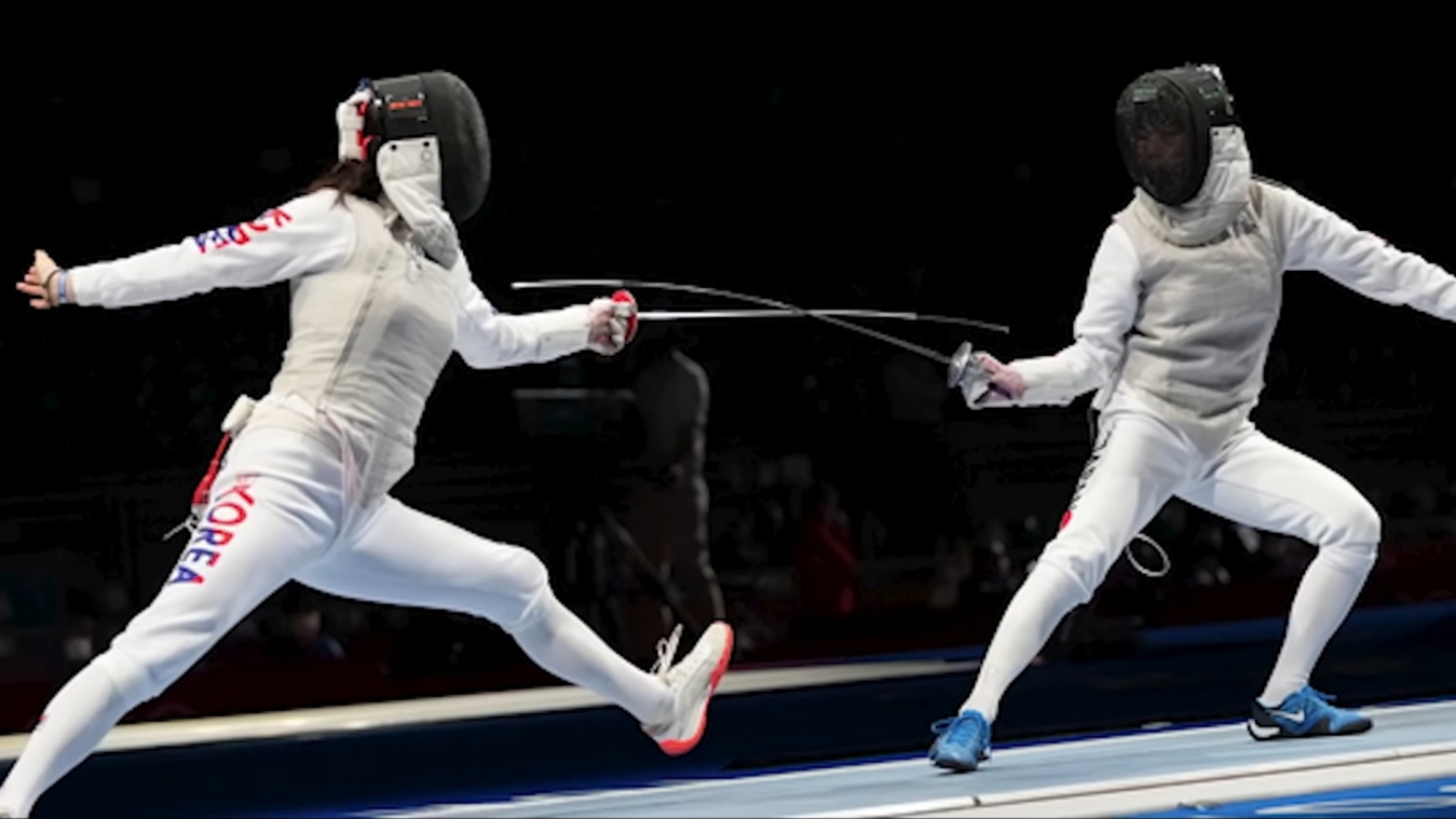 tvN 스물다섯 스물하나, 고유림(보미)의 올림픽 금메달 획득 경기 장면