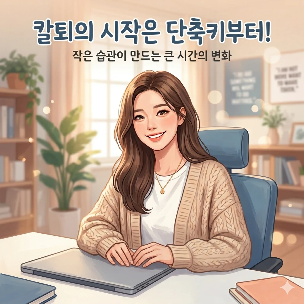 칼퇴의 시작은 단축키부터