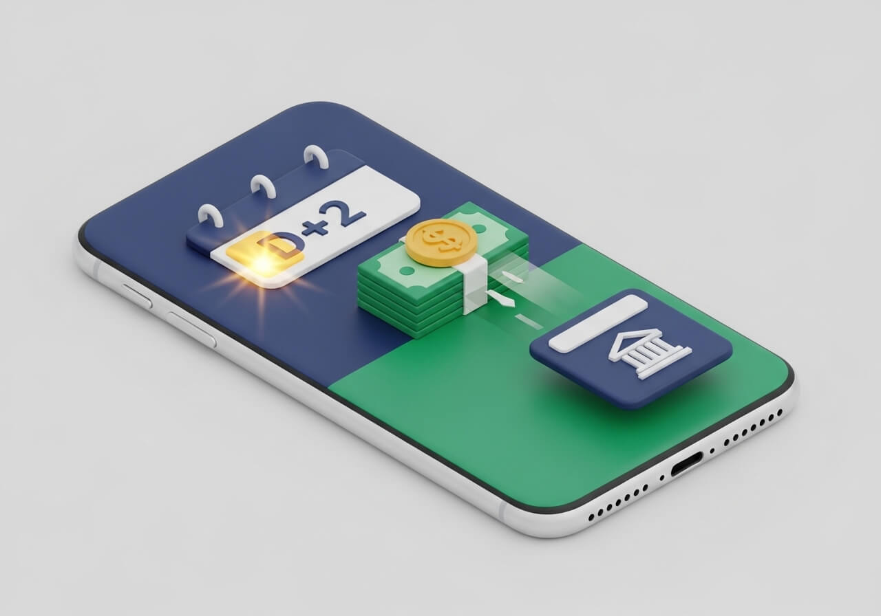 주식 매도후 인출가능시간