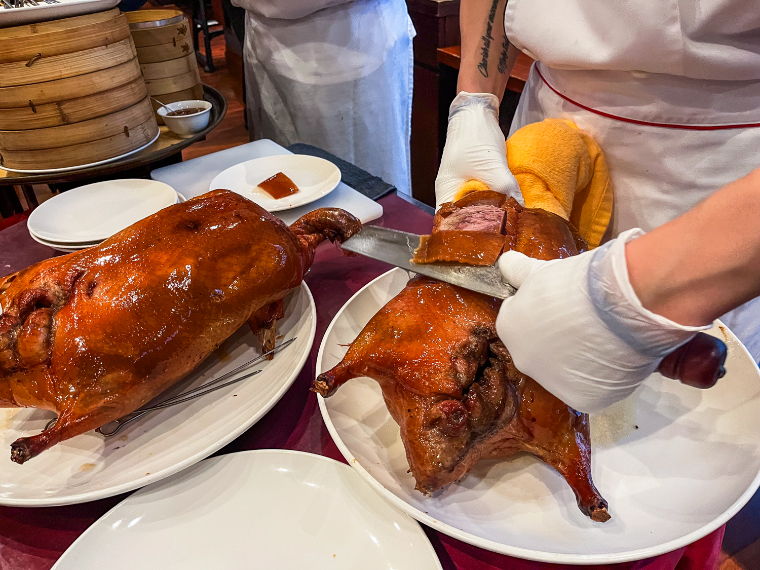 대만 이란 레드 랜턴 베이징덕 코스요리