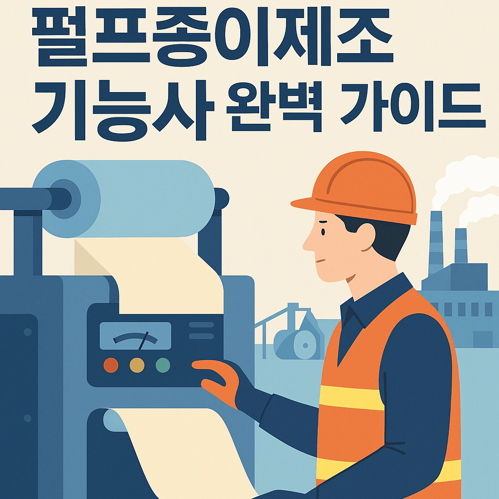 펄프종이제조 기능사 자격증 완벽 가이드 (2025 최신 기준)