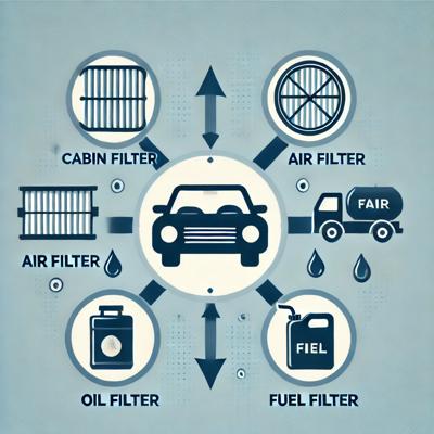자동차 필터 4종류의 교체 시기 및 관리 방법: 엔진 수명과 성능 향상을 위한 필수 가이드