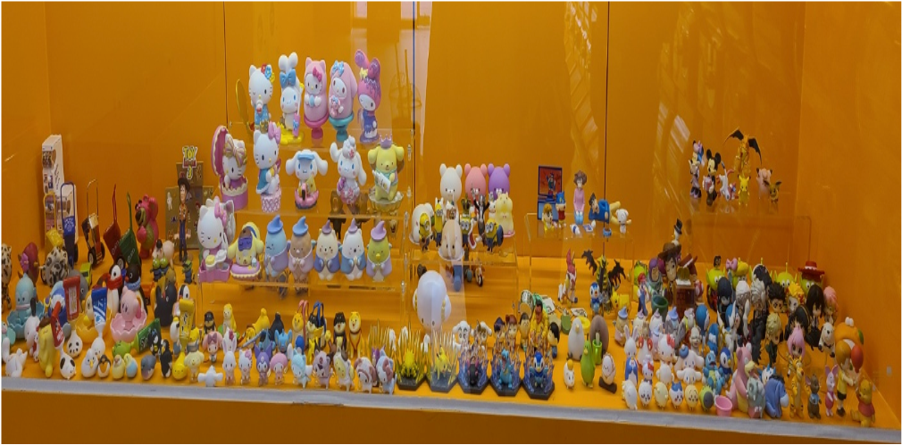 배곧 뽑냥 피규어 전시