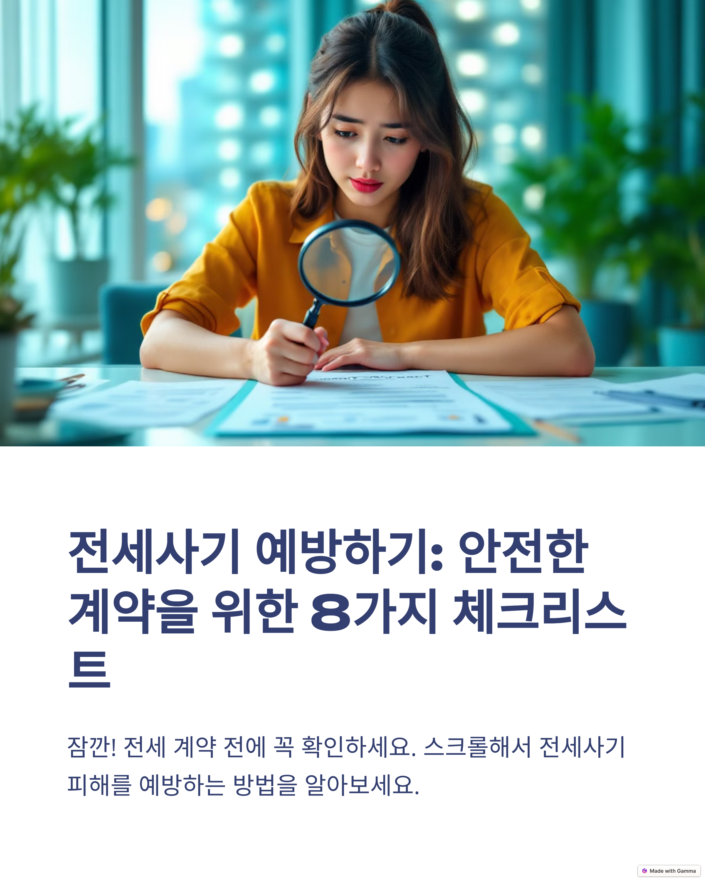 전세사기예방