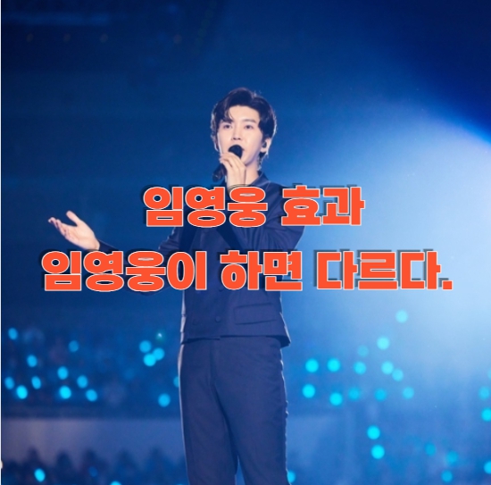 임영웅 효과 임영웅이하면 다르다.