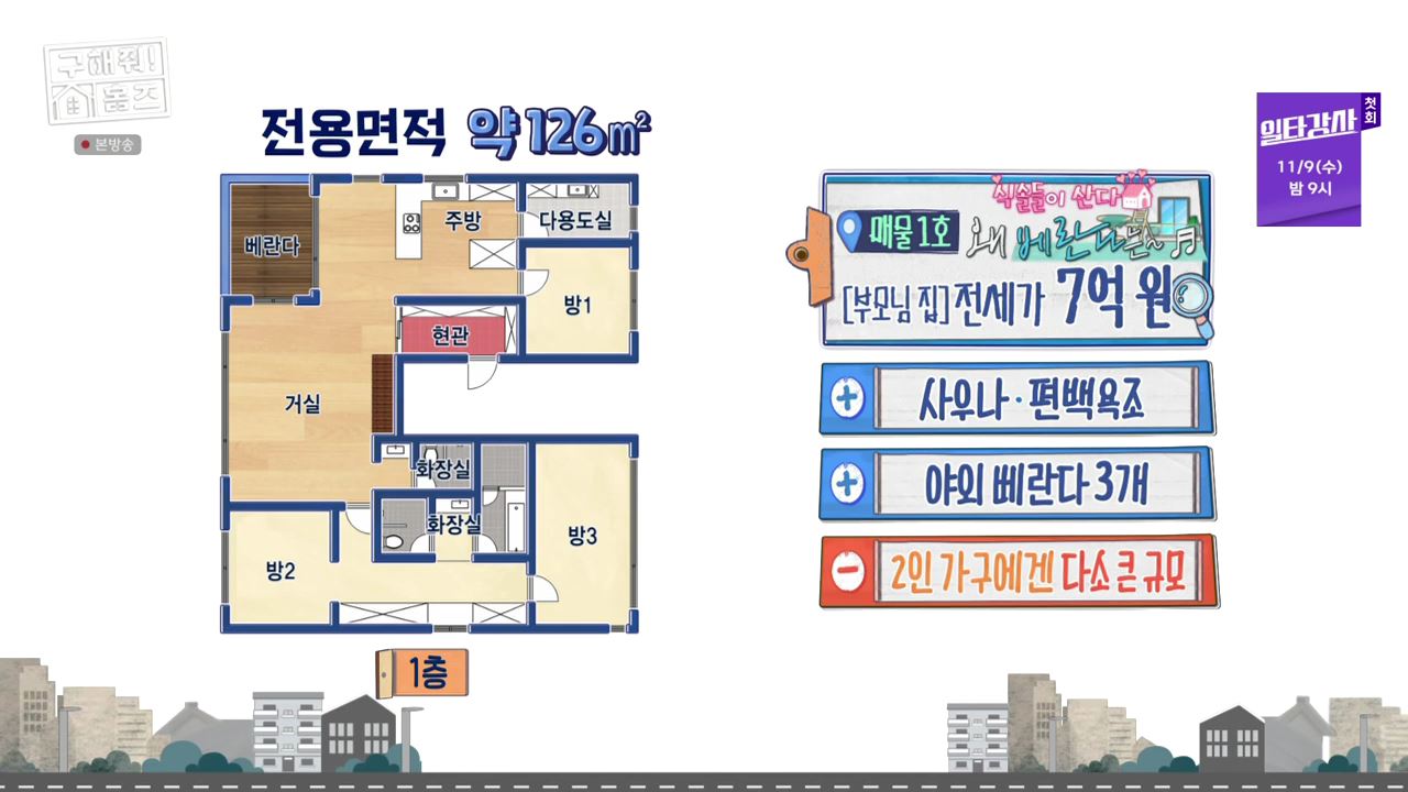 구해줘홈즈 남양주 별내동 식솔들이 산다 매물 가격 및 구조 인테리어 리모델링 최종선택 소개 다시보기