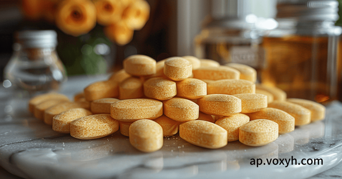 비타민D, 비오틴, 철분 영양제 이미지