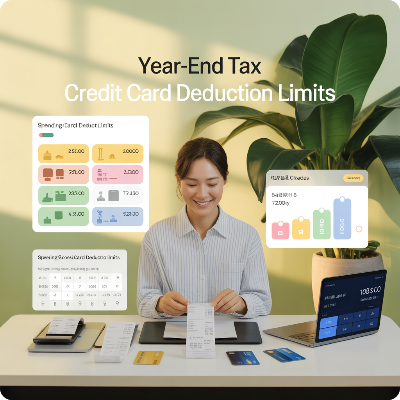 연말정산 카드공제 한도 이미지