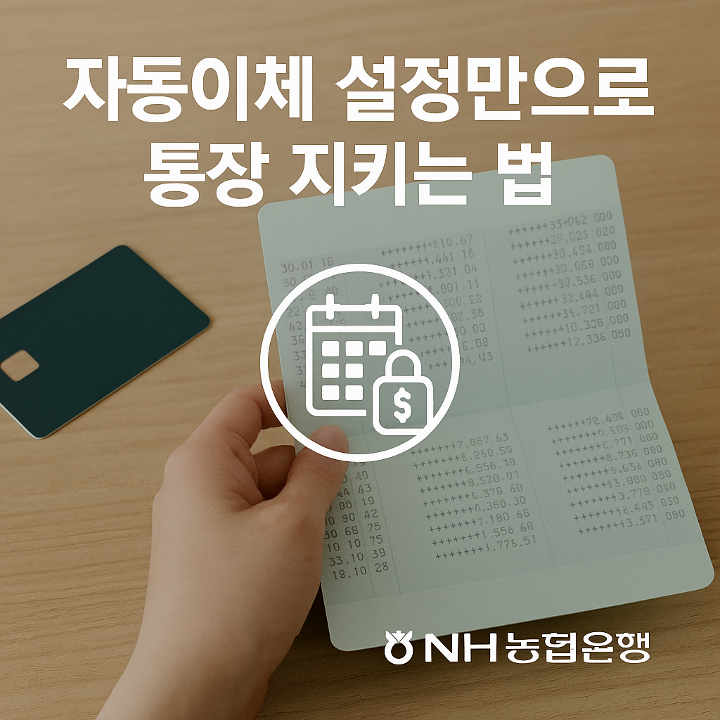 자동이체 설정만으로 통장 지키는 법