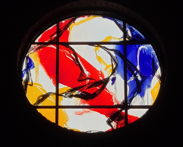 대전 자양동성당 삼위일체 스테인드글라스