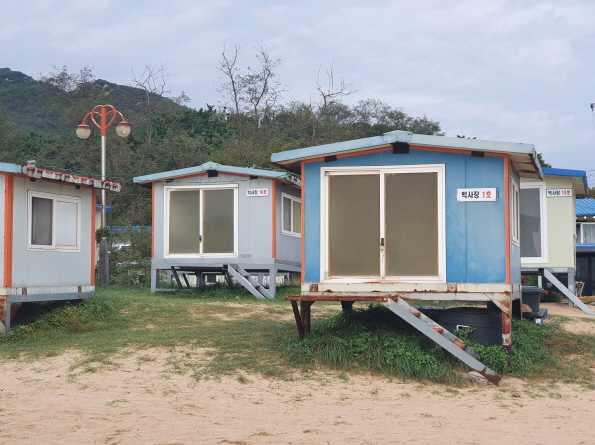 하나개해수욕장-방갈로