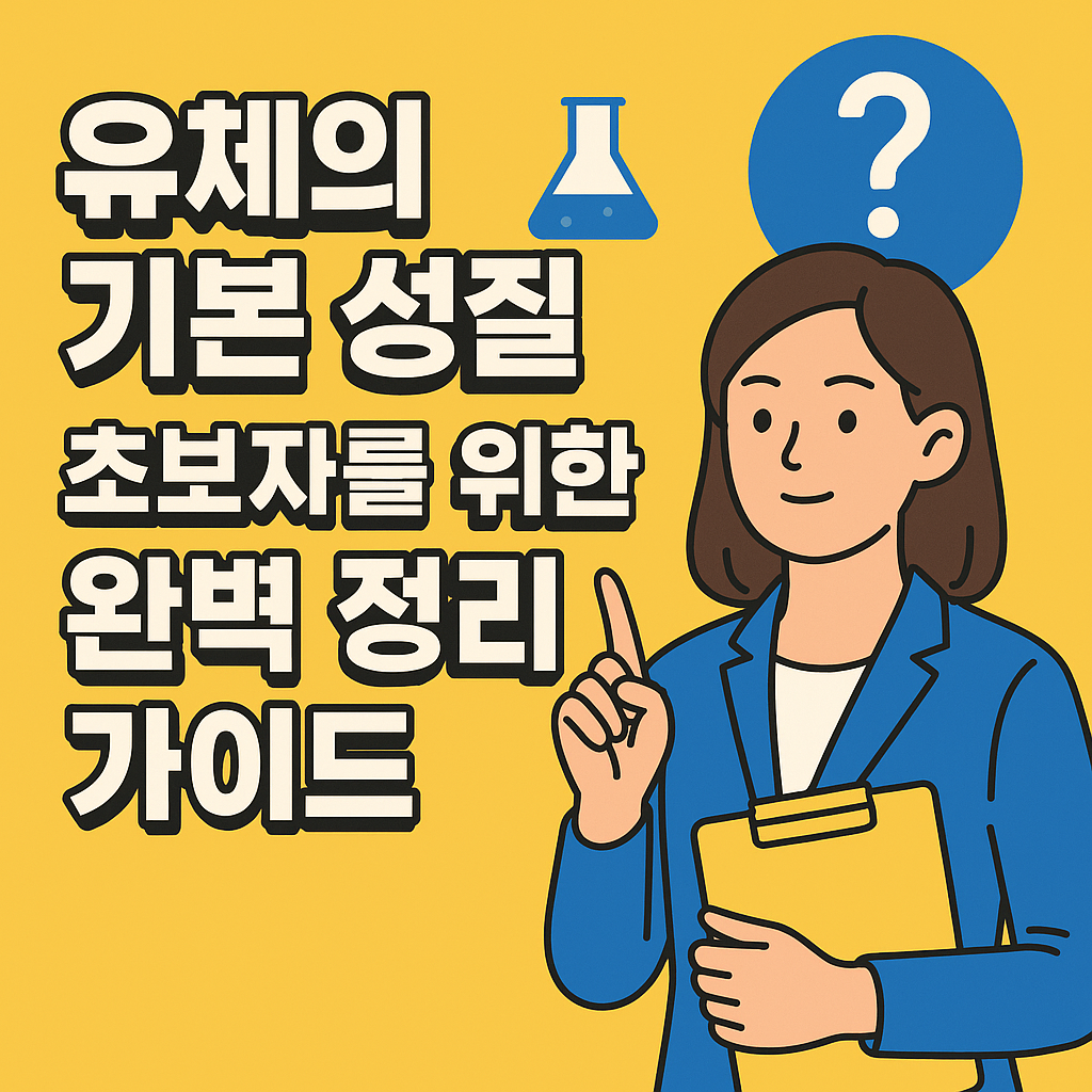 유체의 기본 성질, 초보자를 위한 완벽 정리 가이드