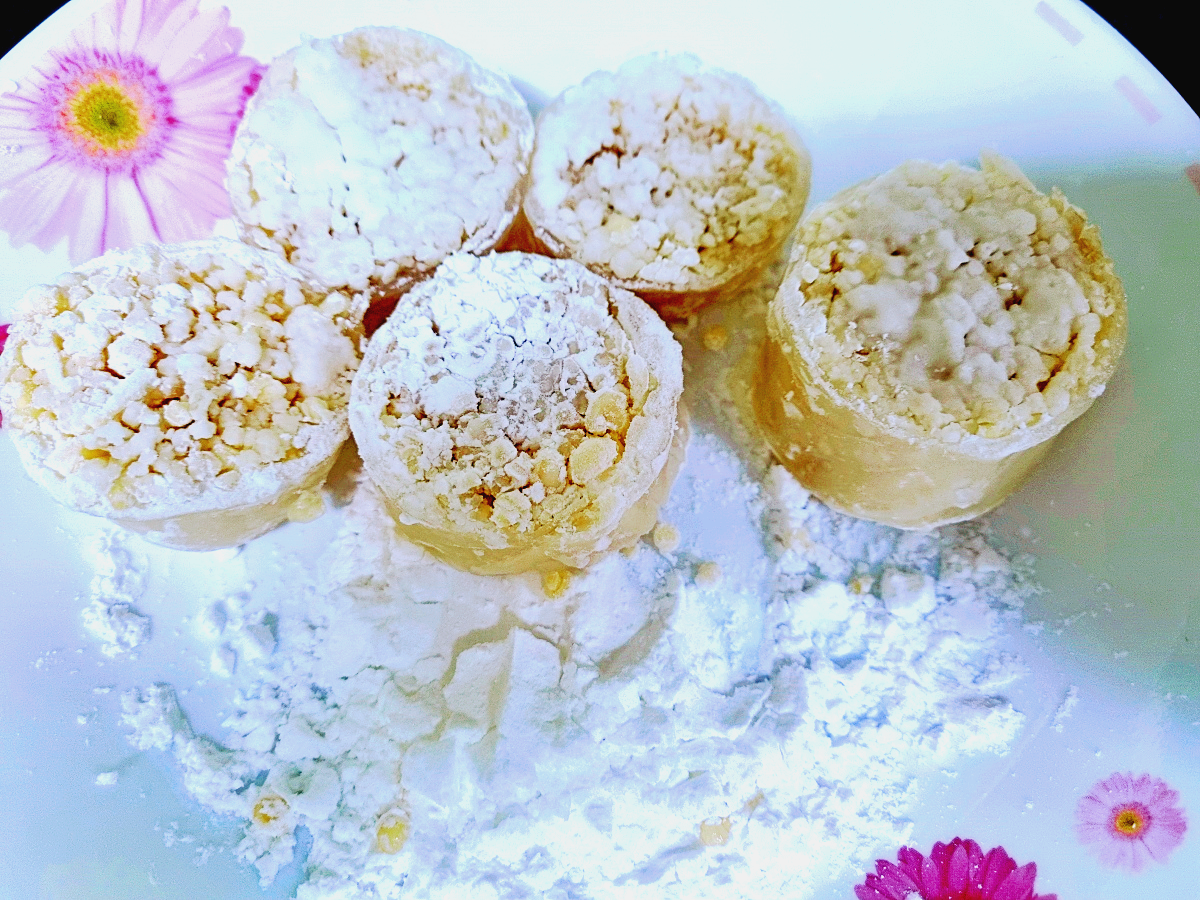 라이스페이퍼 팽이버섯 구이: 관자보다 더 관자구이 같은 맛