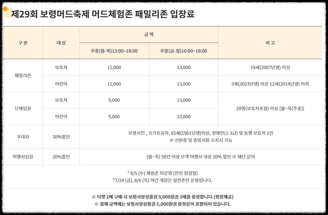 2026 보령머드축제