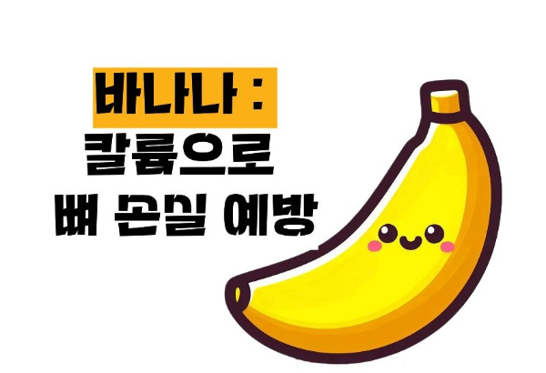 뼈에 좋은 음식