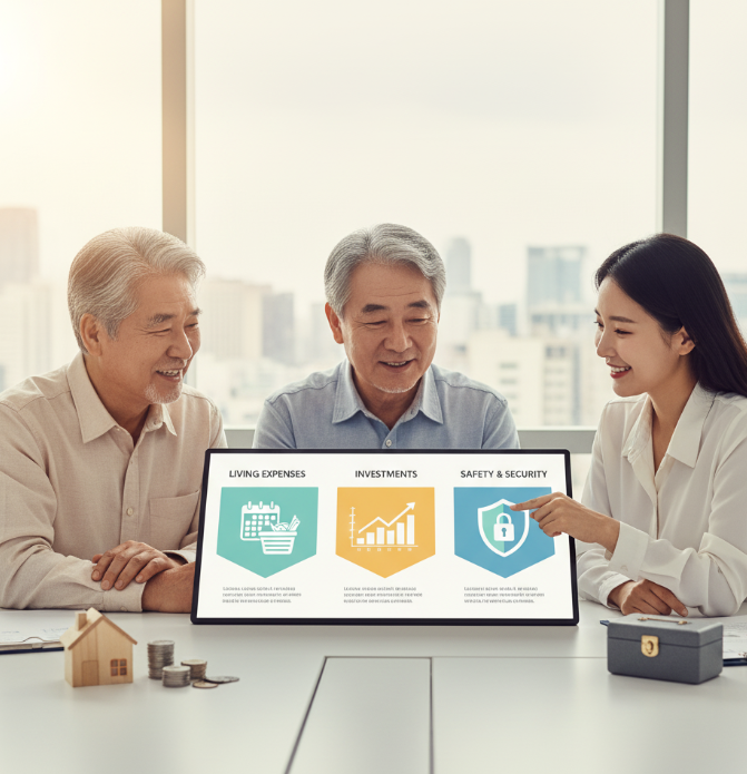 은퇴자 맞춤형 재테크 방법 생활비, 투자, 안전성