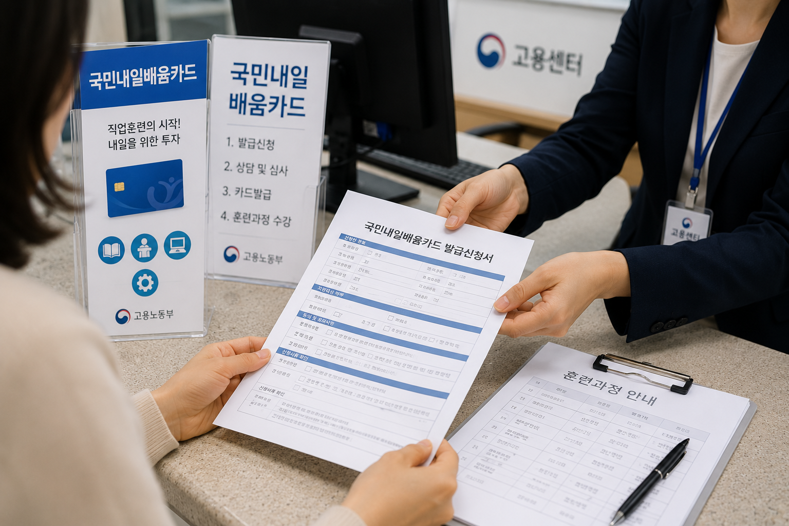국민내일배움카드 신청 상담 창구