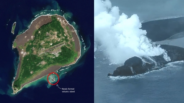 일본 이오지마 섬 앞바다