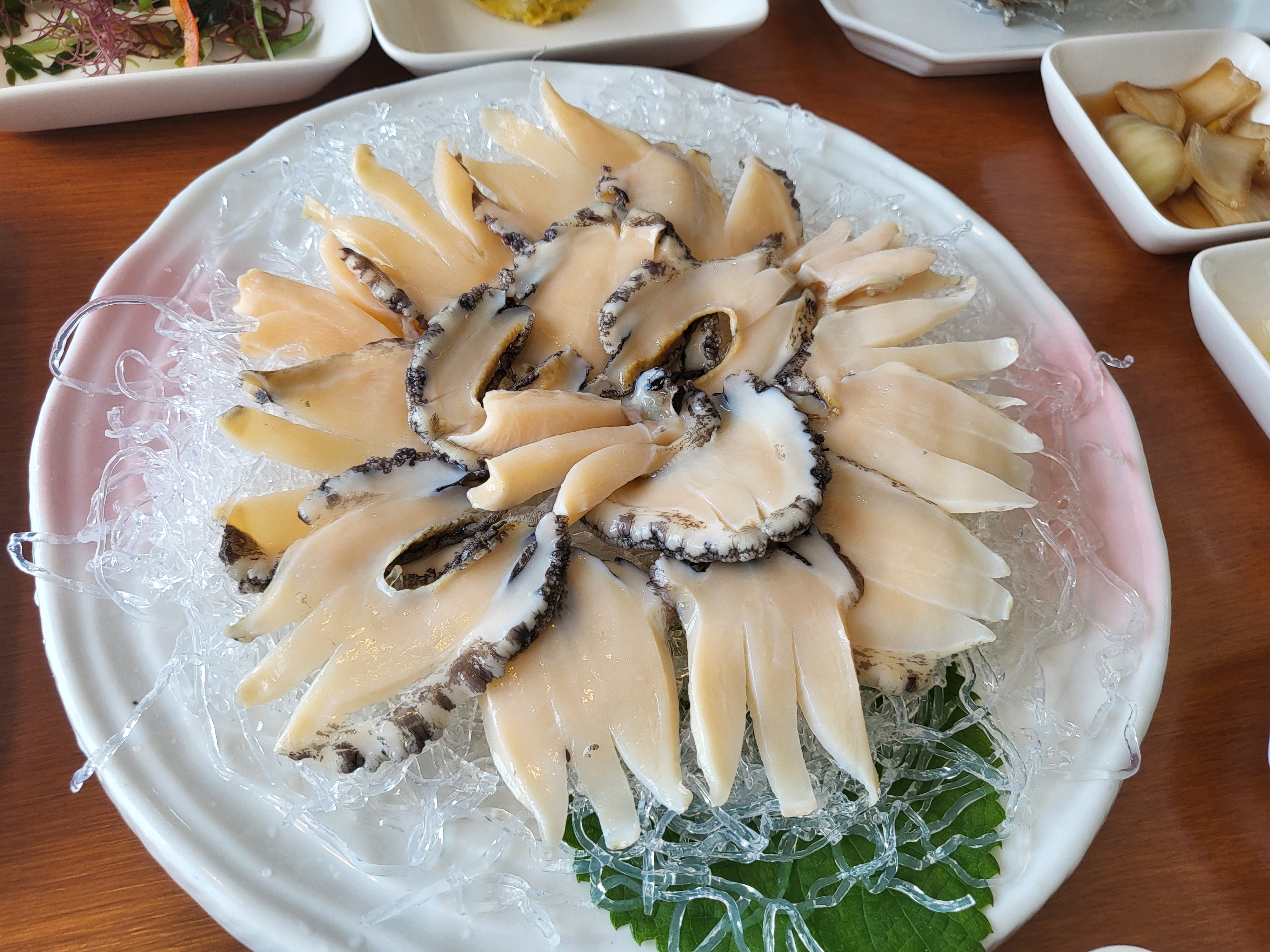 남해 해사랑전복마을 전복회