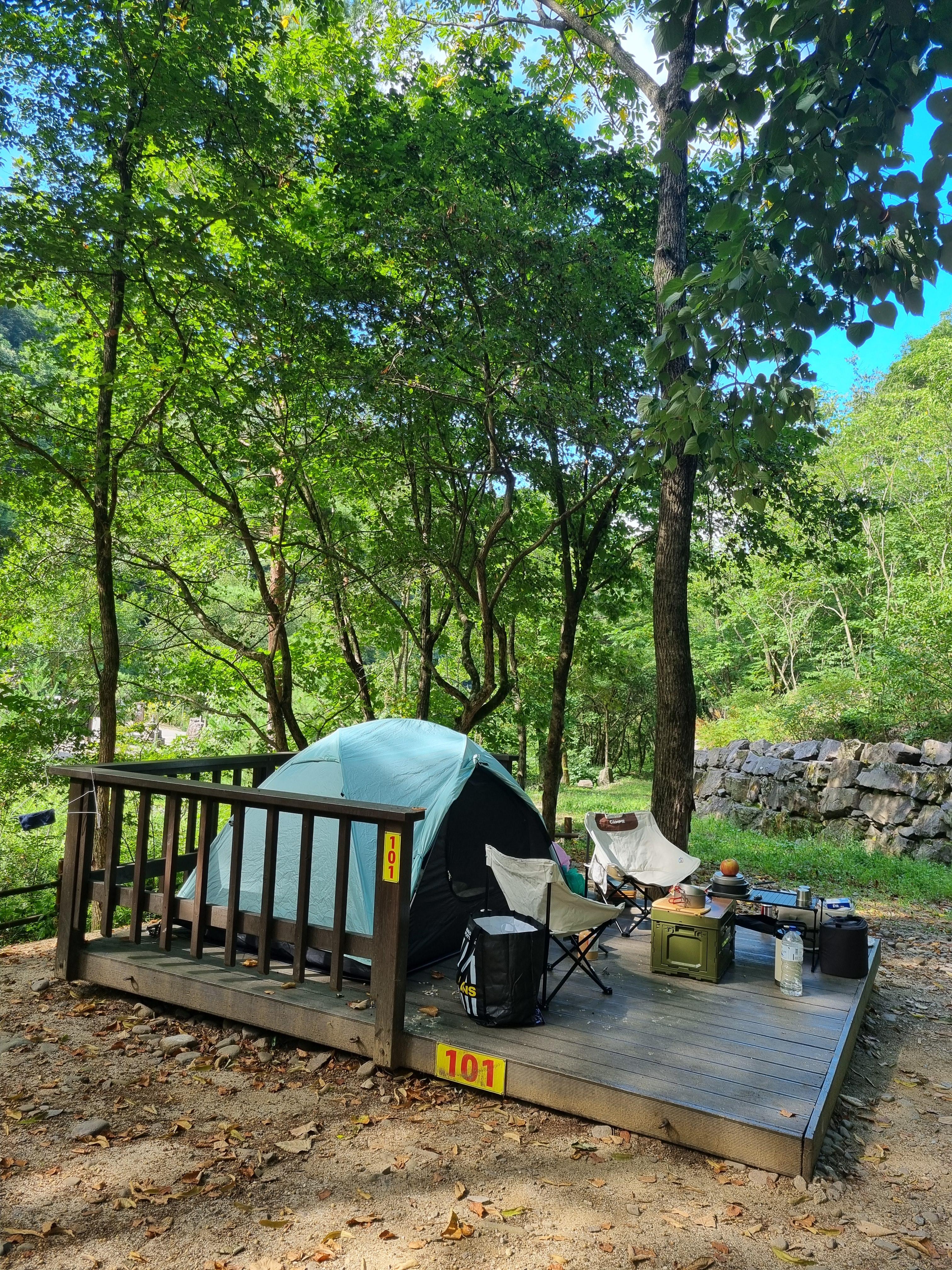 두타산자연휴양림 101번데크