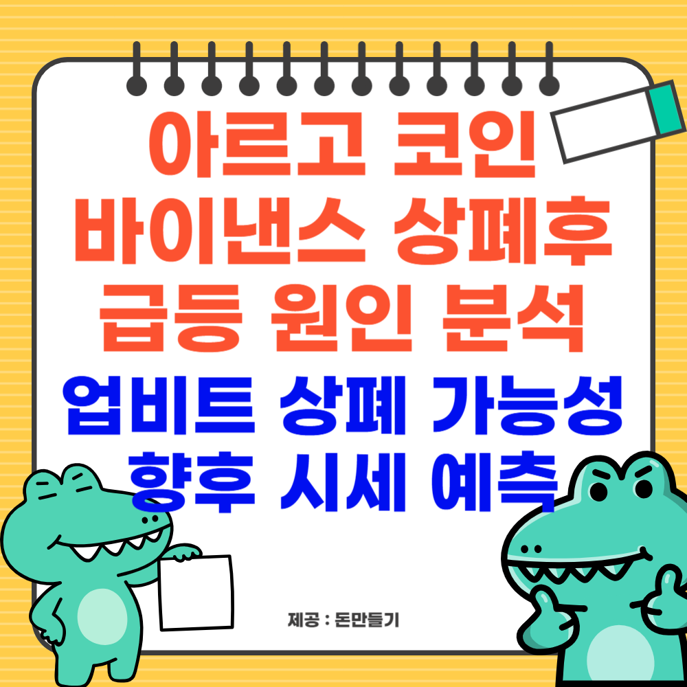 아르고 코인 바이낸스 상폐후 급등 원인, 향후 시세 예측
