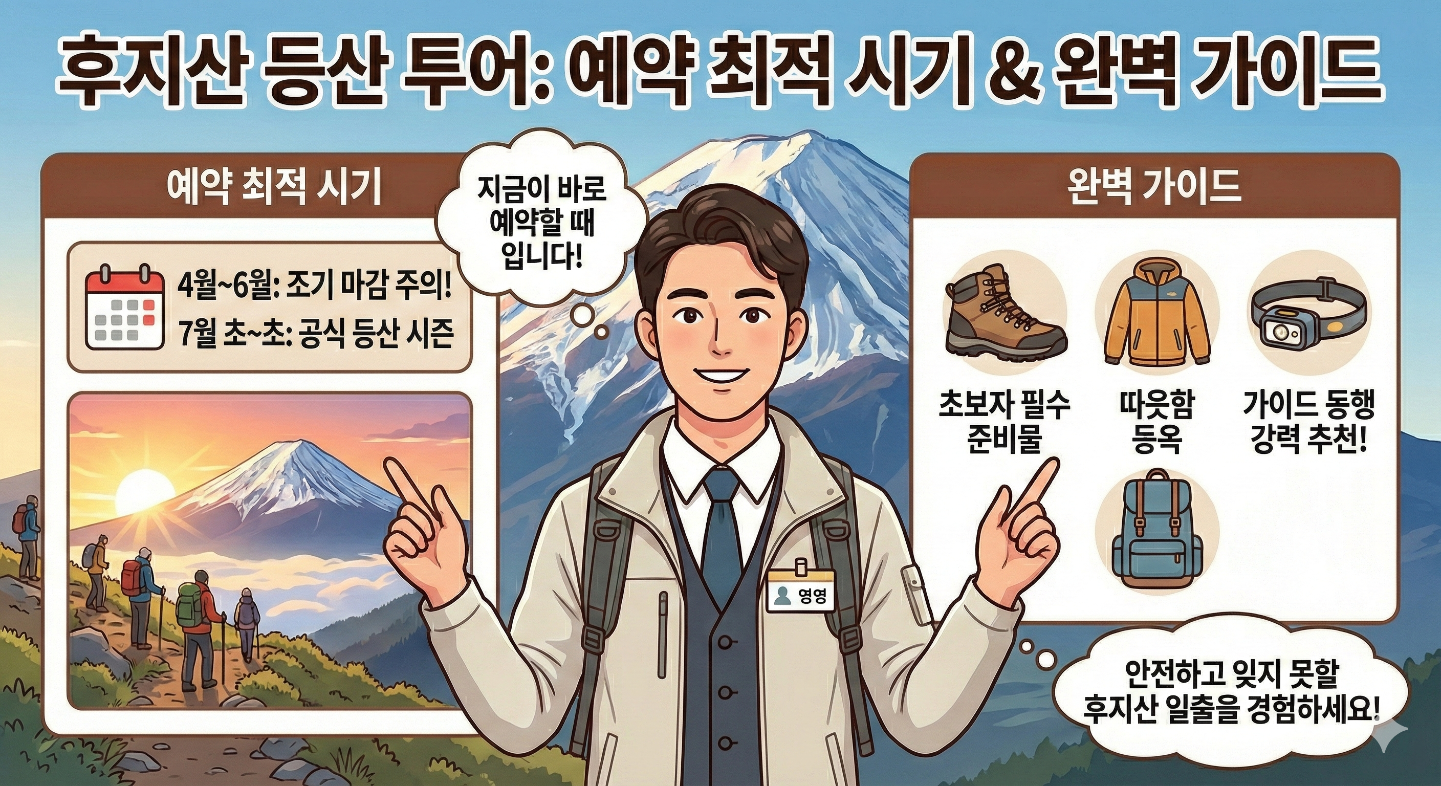 후지산 등산 투어 예약은 언제 최적 시기 완벽 가이드