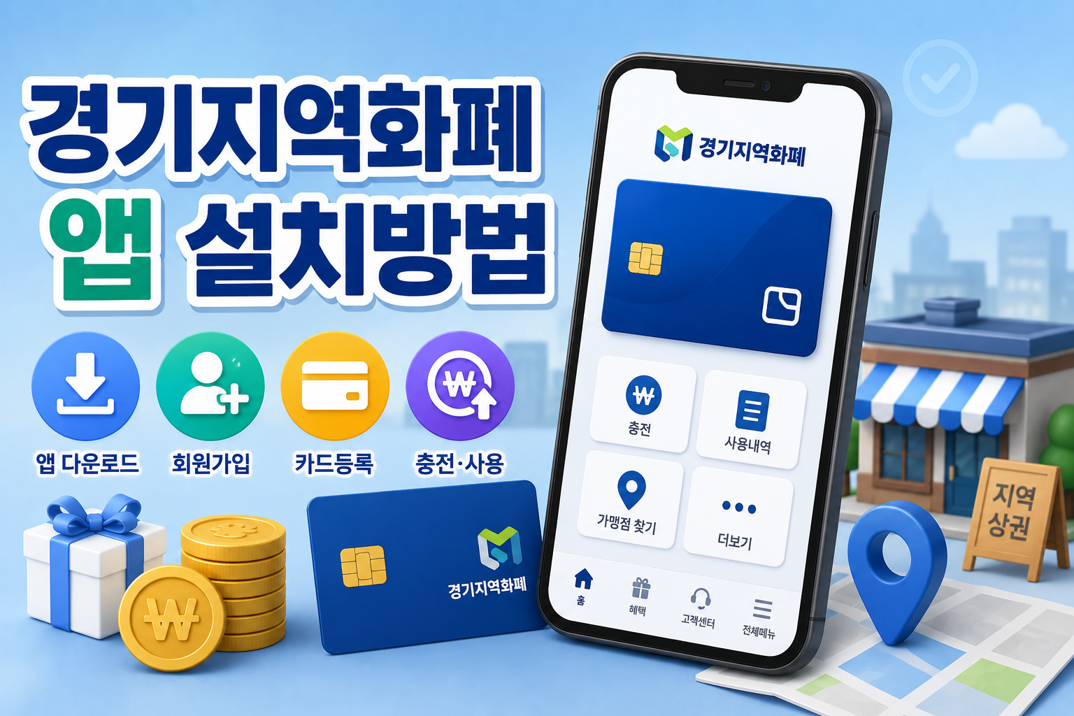 경기지역화폐 앱 설치방법 총정리|어플 다운로드부터 사용처·혜택까지 관련 사진