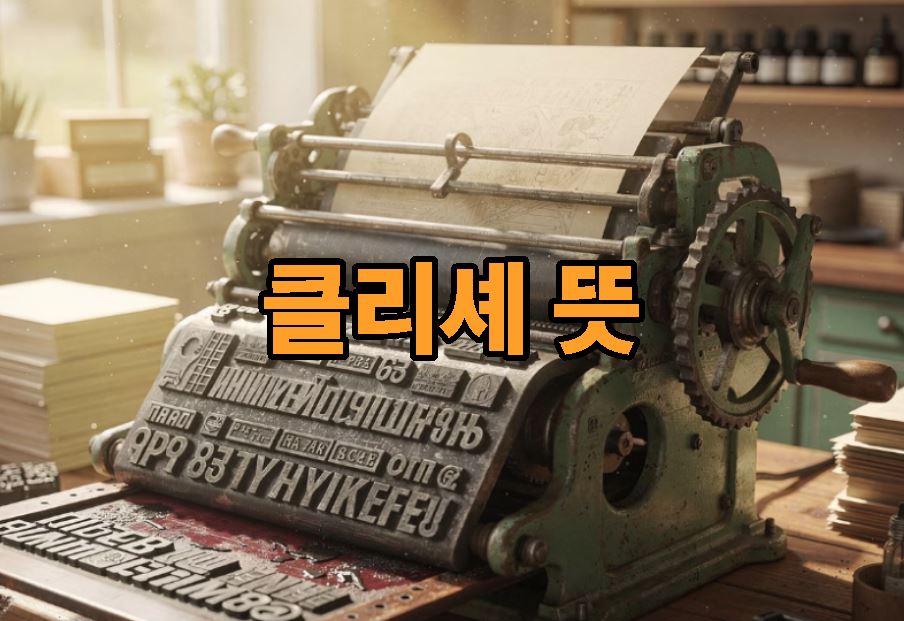 클리셰 뜻