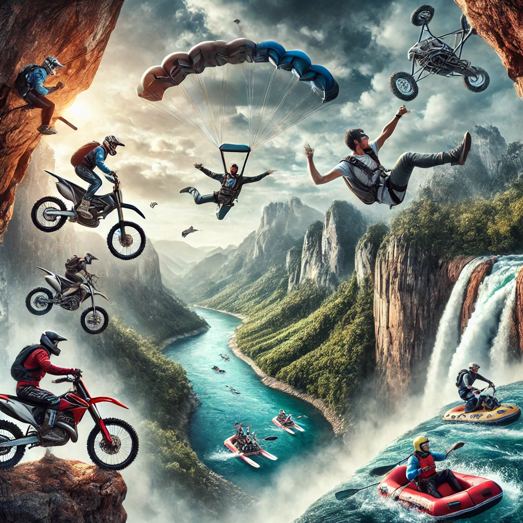 익스트림 스포츠 여행지 관련 사진