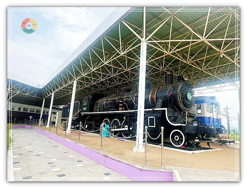철도박물관_외부전시기차-검은색