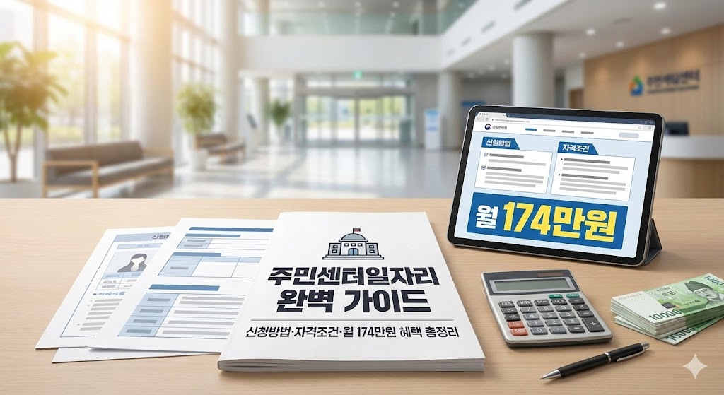 주민센터일자리 완벽 가이드