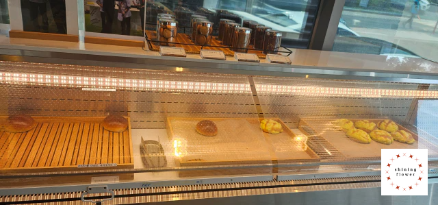 선유도원-베이커리-말차크림단팥빵과 메론크림빵