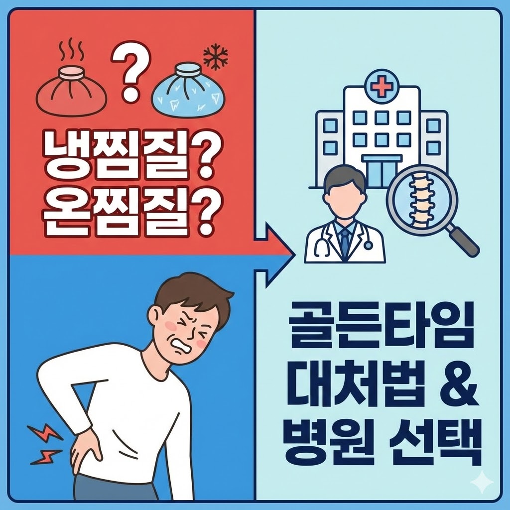 "허리 삐끗했을 때 '파스'부터? 병원비 200만 원 아끼는 초기 대처법 (2026 최신)"