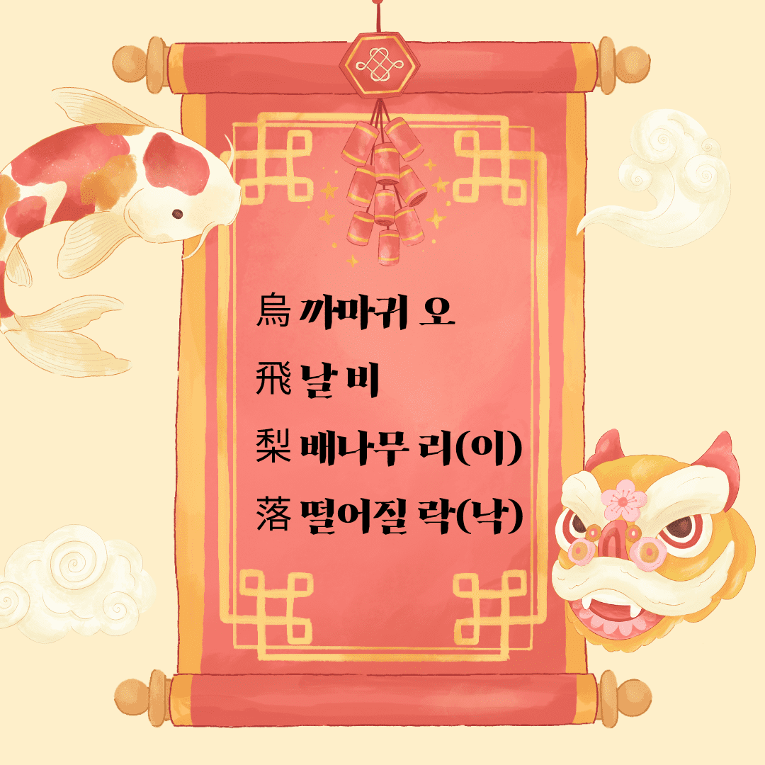 오비이락(烏飛梨落)