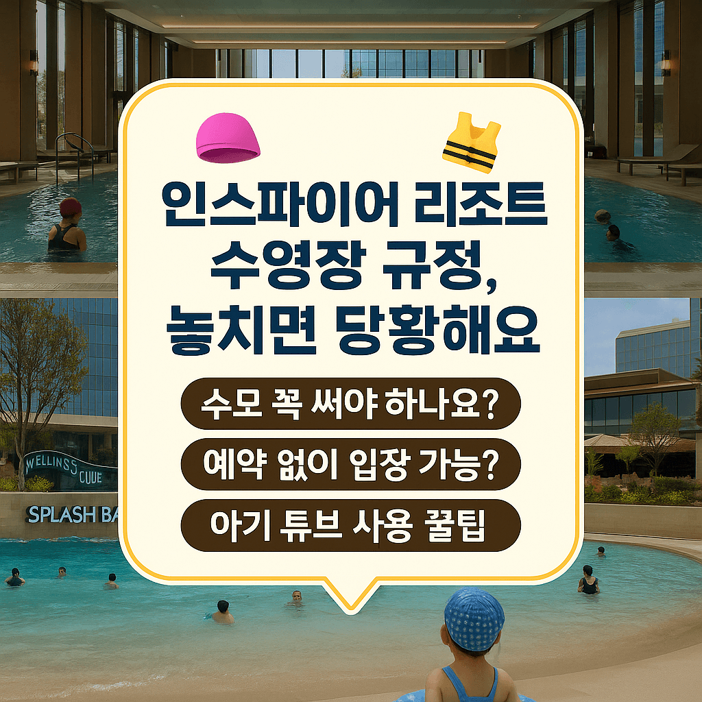 인스파이어호텔 리조트 수영장 리뷰