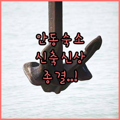 안동 숙소 추천 2024년 신축 호텔..
