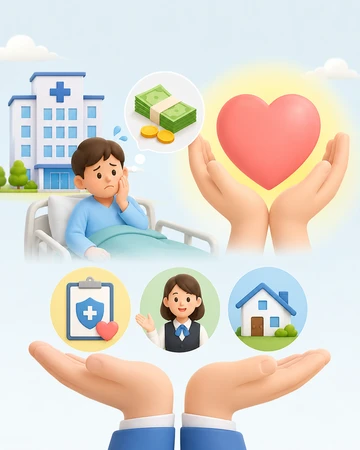 고액 병원비 지원 제도 확인 모습6
