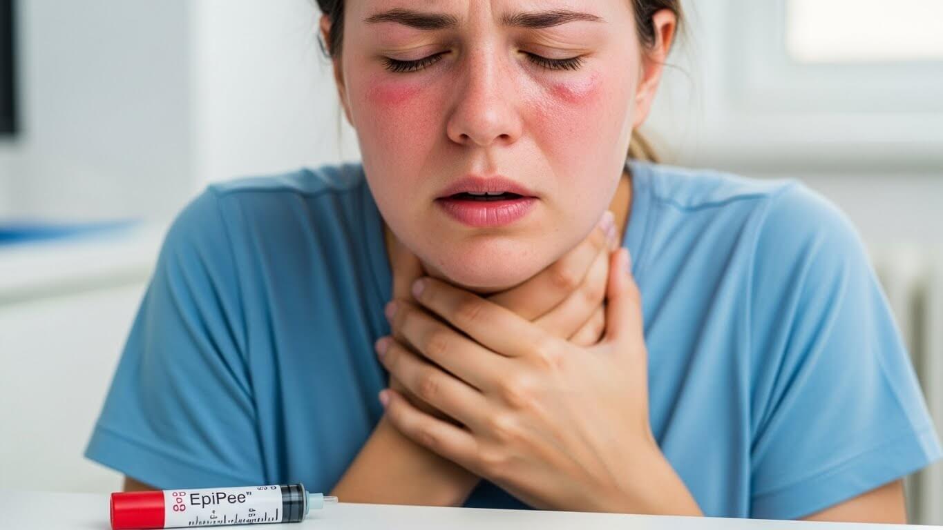 아나필락시스에서 히스타민이 유발하는 생리 반응