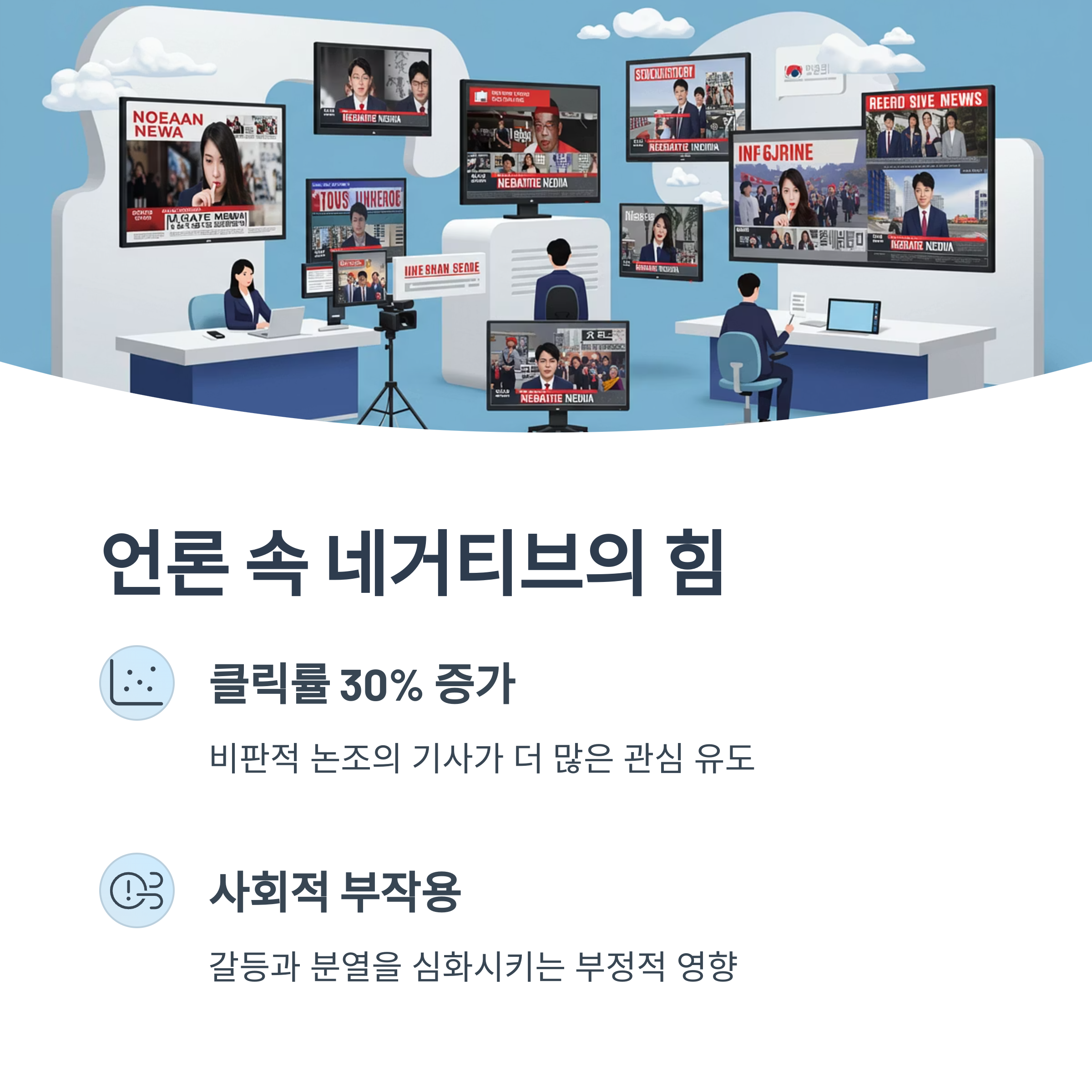 언론 속 네거티브 사용법