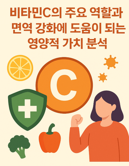 비타민 C의 주요 역할 관련 사진