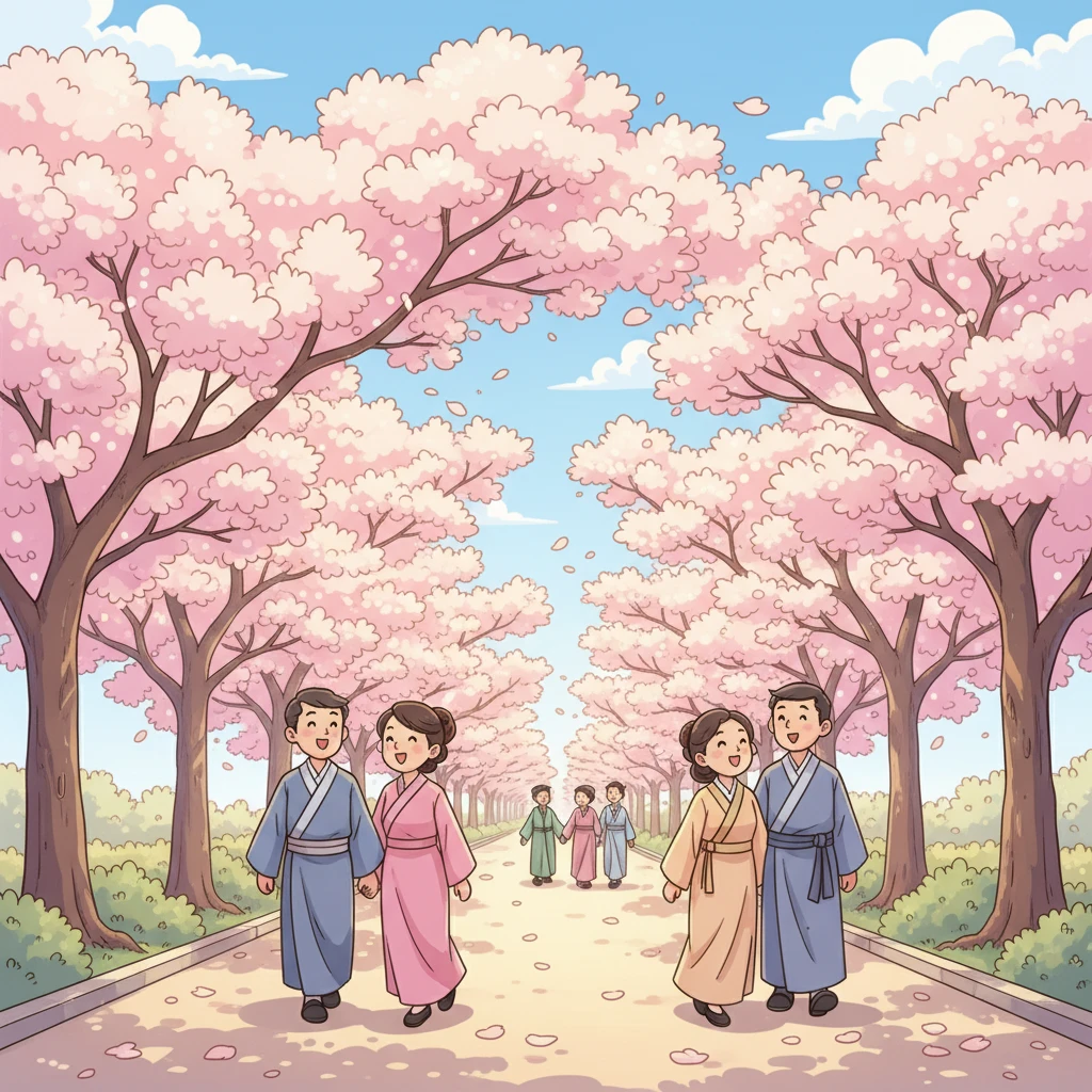 마포구 벚꽃 개화 시기 분석 및 명당..