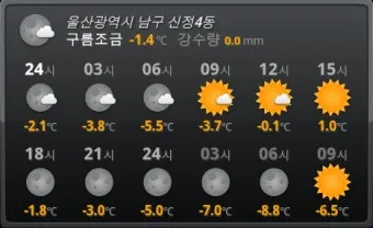시간별 예보 체감온도 산책 코스 외출 준비물 점검_13