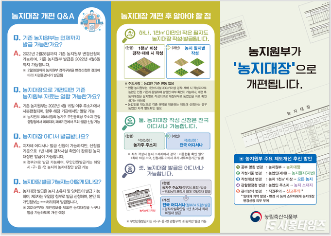 농지대장 발급방법