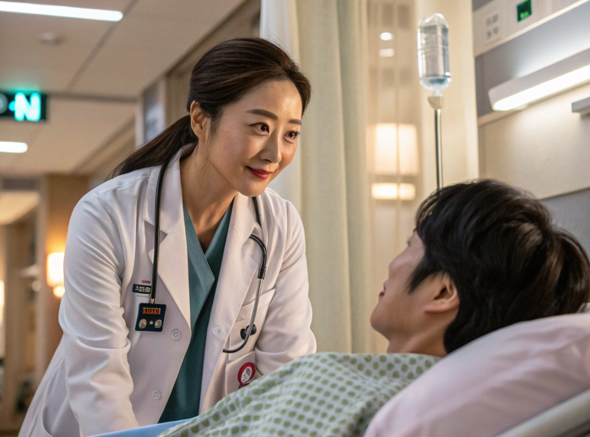 주부의사가 환자 문진하는 모습