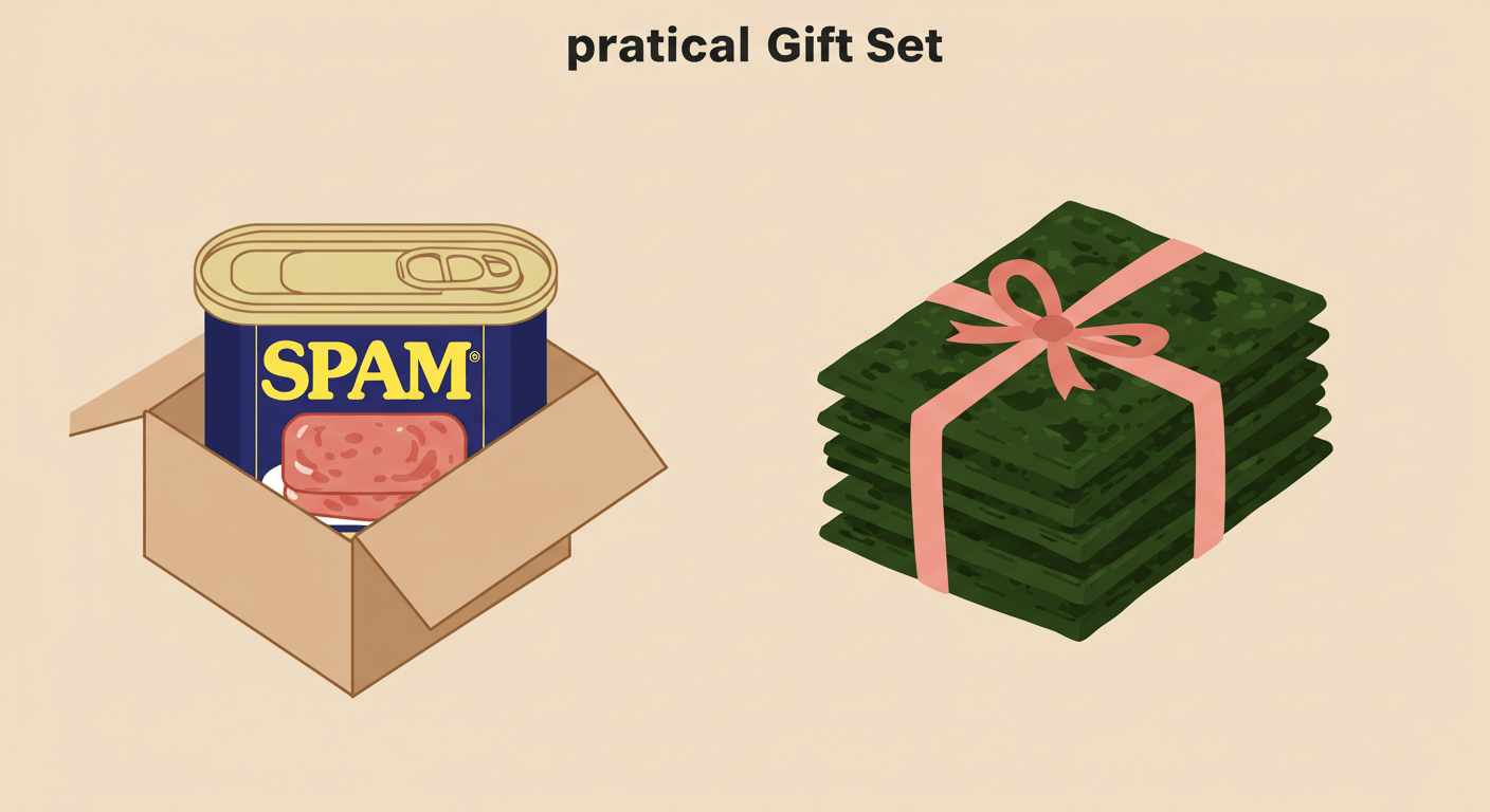 실속형 선물세트 – 스팸, 김, 참치 등 실용 중심