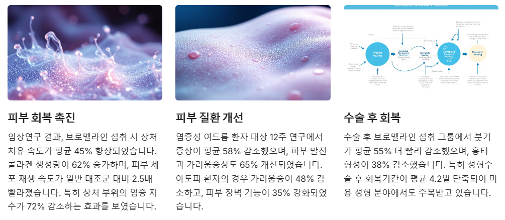 피부건강 상처 치유 촉진